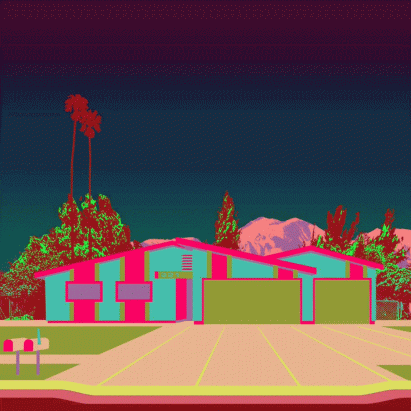 NFT artwork being sold with physical house in California