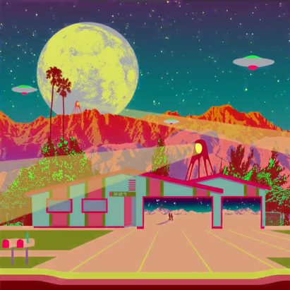 Aliens in the NFT art by Kii Arens