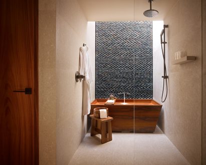 Japanese informed bathroom at Nobu Hotel by WATG and Studio PCH