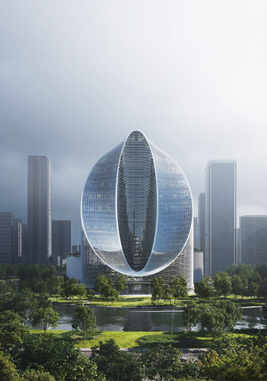 O-Tower, infinity loop skyscraper by BIG in Hangzhou
