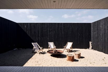 Fire pit at Casa SS in Chile