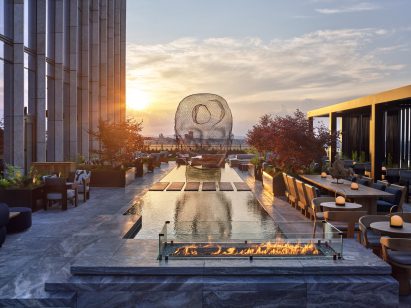 Equinox Hotel roof garden