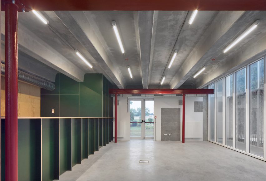 The interiors of the Paddenbroek Education Centre