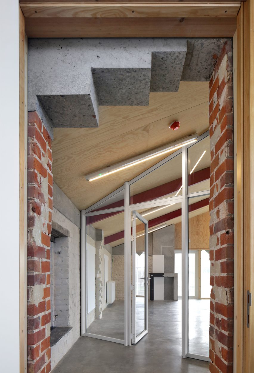The interiors of the Paddenbroek Education Centre