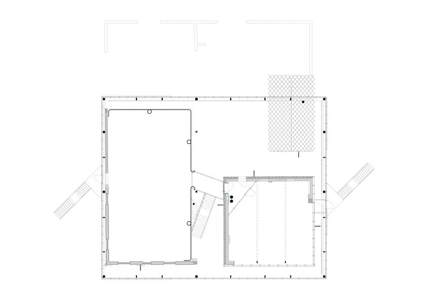 First floor plan of the Paddenbroek Education Centre