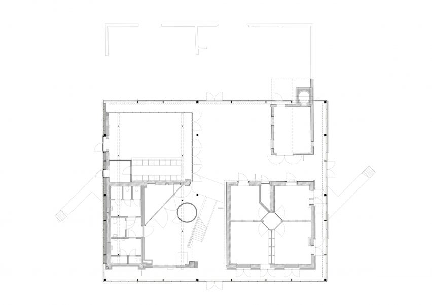 Ground floor plan of the Paddenbroek Education Centre
