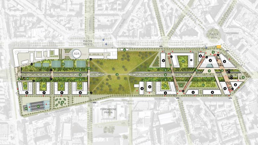 Masterplan of the design