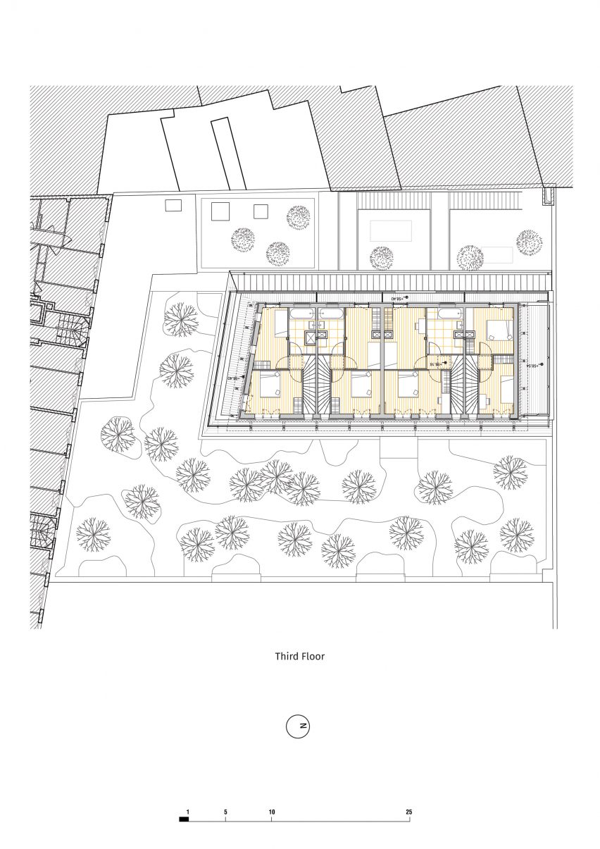 Paris apartment block plans