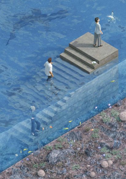 A hyperreal illustration by Max Guther