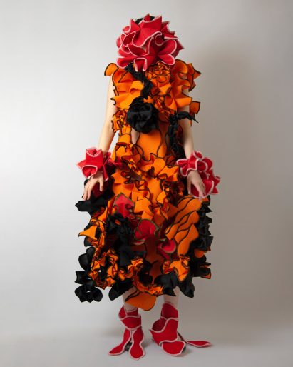 Contrasting colours are combined by Ryunosuke Okazaki