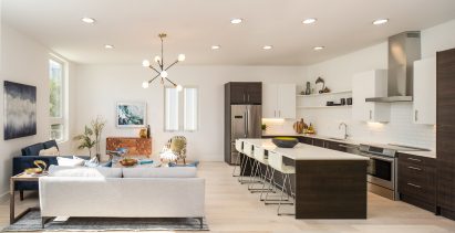 A residential kitchen