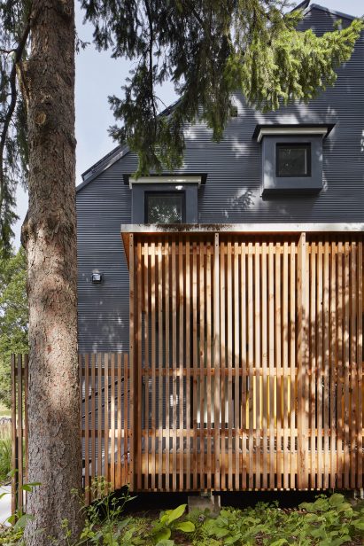 Salmela Architect planted native plant species in the garden
