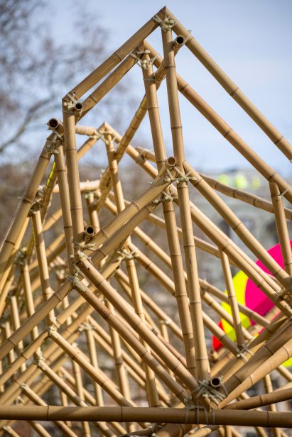 A bamboo structure