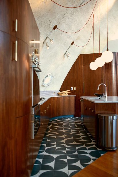Kitchen cabinets designed by DAAM for Shell House 