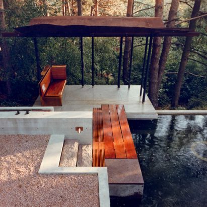 Garden Pavilion and Reflecting Pool by Shim-Sutcliffe