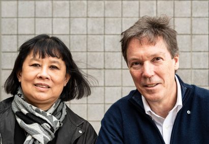 Brigitte Shim and A. Howard Sutcliffe portrait