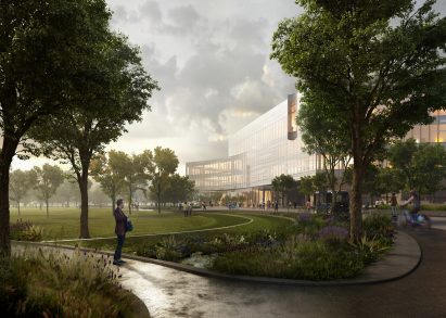 Architecture firm Snøhetta designed the project