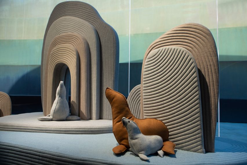 View of Soft Landscape animals
