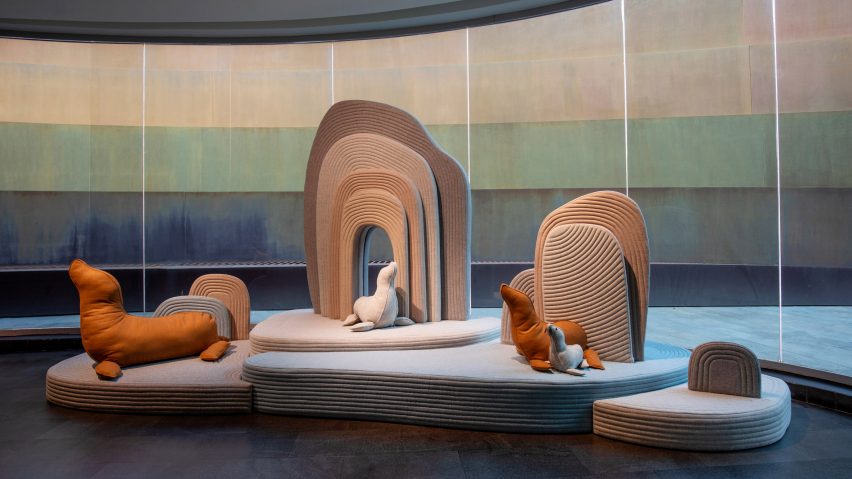 Cushioned animals by Sarit Shani Hay