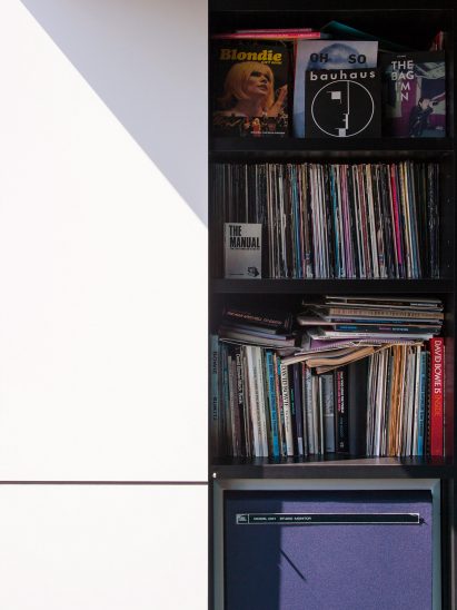 Vinyl collection in Deewee001 studio