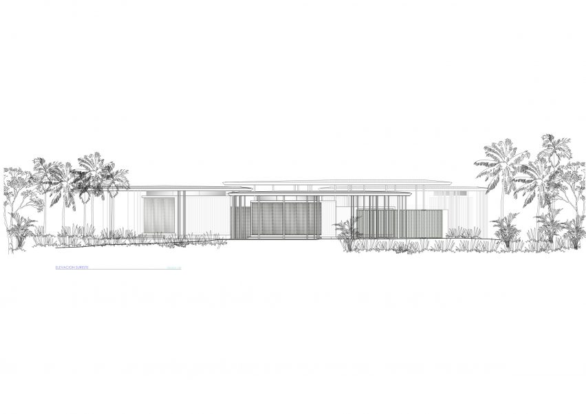 Southeast elevation