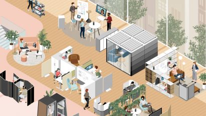 Illustration for Steelcase Global Report