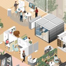 Illustration for Steelcase Global Report