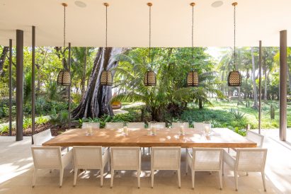The Sirena House is formed of pavilions