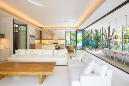 Sirena House has open-plan spaces