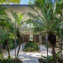 The Sirena House is clad in teak