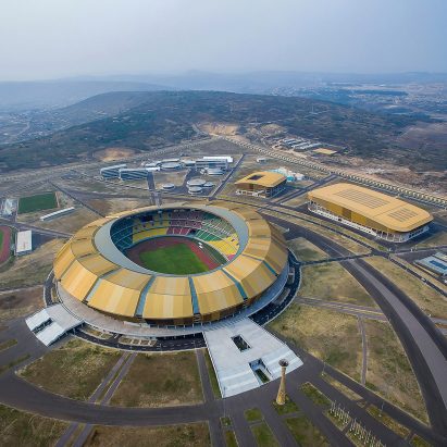 Complexe Sportif
de la Concorde, Brazzaville, by China State Construction and Engineering Corporation
