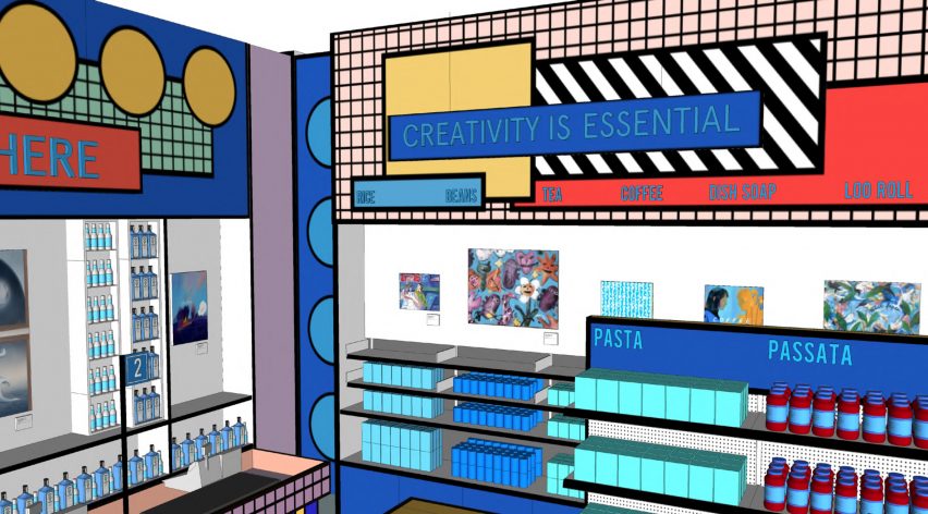 Camille Walala Design Museum shop design