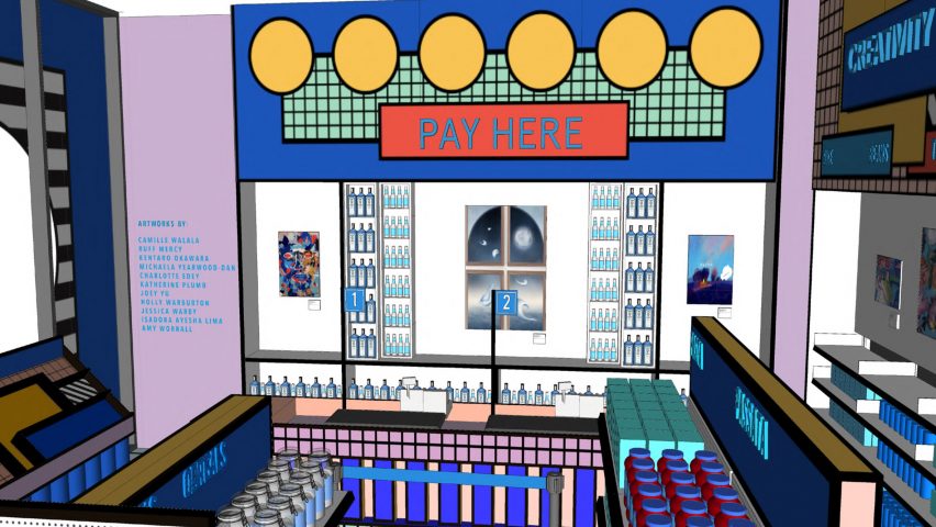 Camille Walala Supermarket design for Design Museum