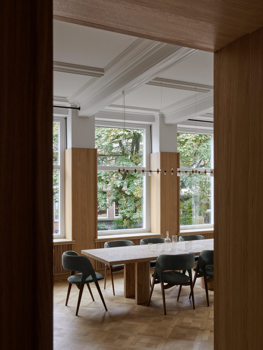 Interior of Tesselschade family office in Amsterdam by Framework