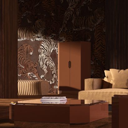 The Daydreamer is a capsule collection of wallpaper by Gio Pagani for Londonart 
