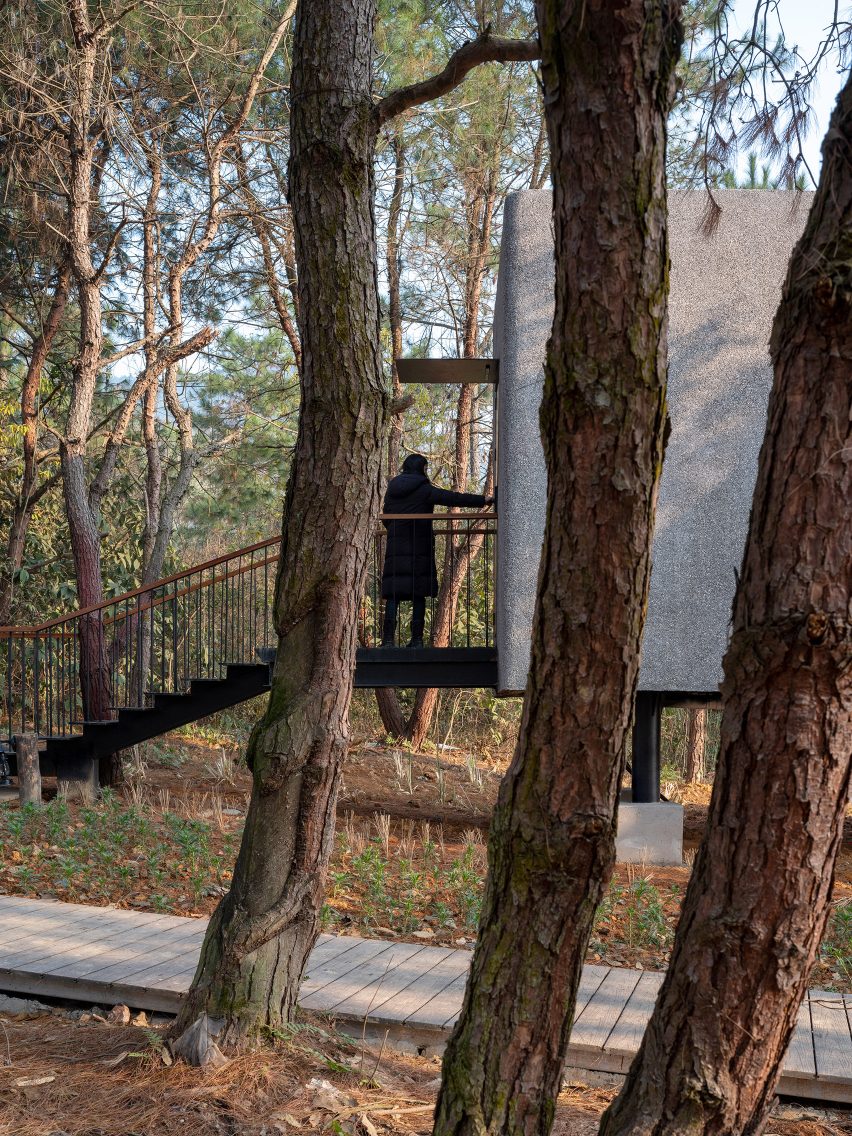 The entrance to The Mushroom by ZJJZ Atelier
