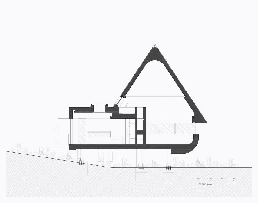 Section of The Mushroom by ZJJZ Atelier
