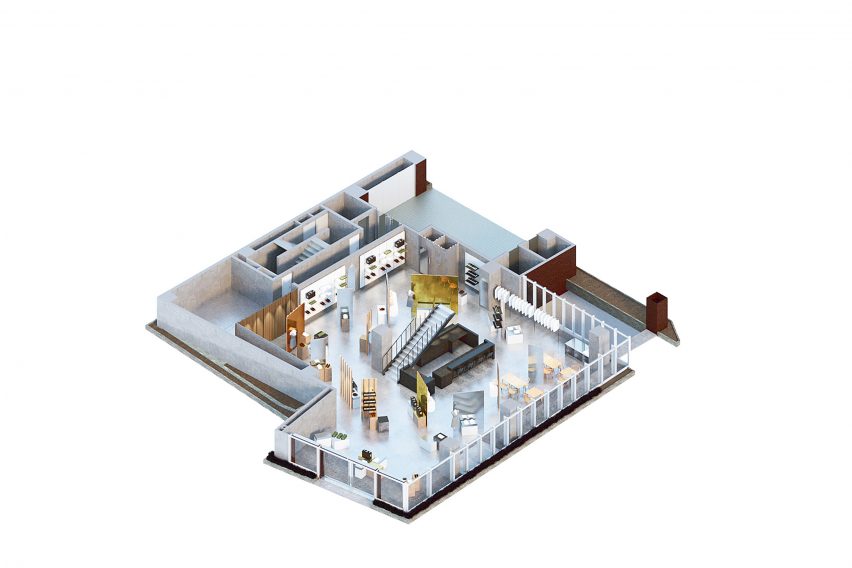 Axonometric drawing