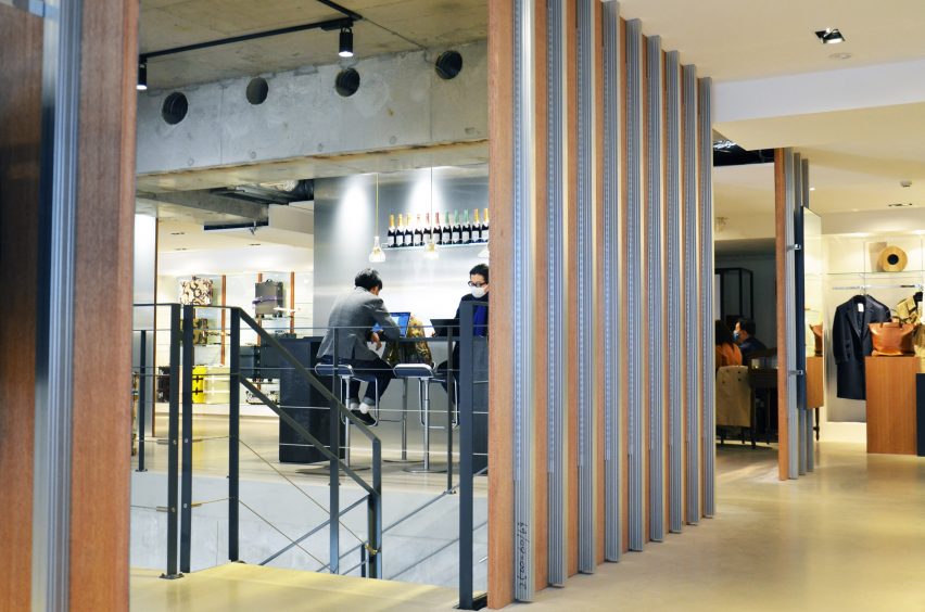 Shoppers in Tokyo store