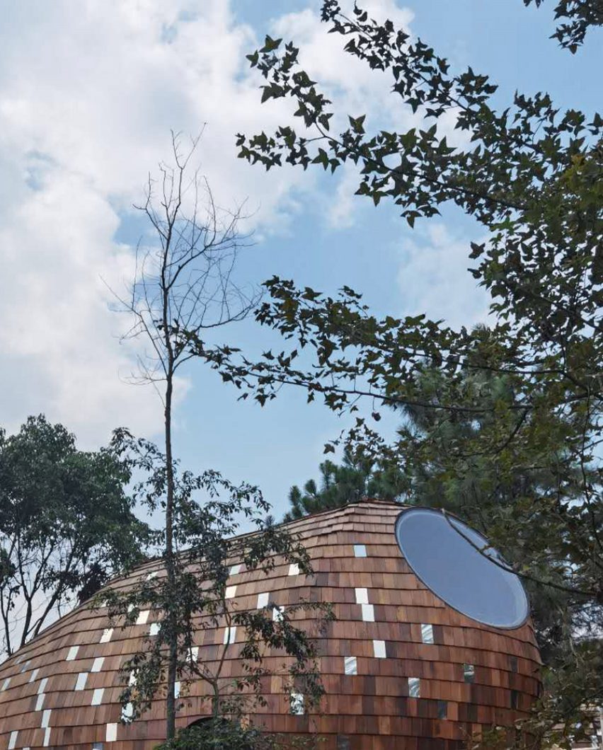 A woodland cabin