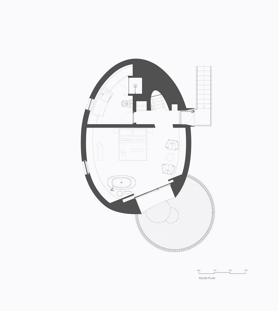 Floor plan of The Seeds by ZJJZ Atelier