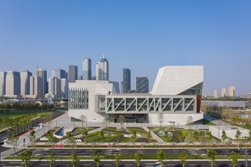 The exterior of Tianjin Juilliard School
