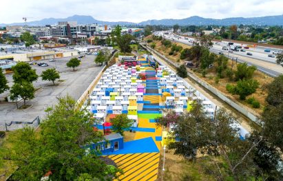 Alexandria Park Tiny Home Village in Los Angeles