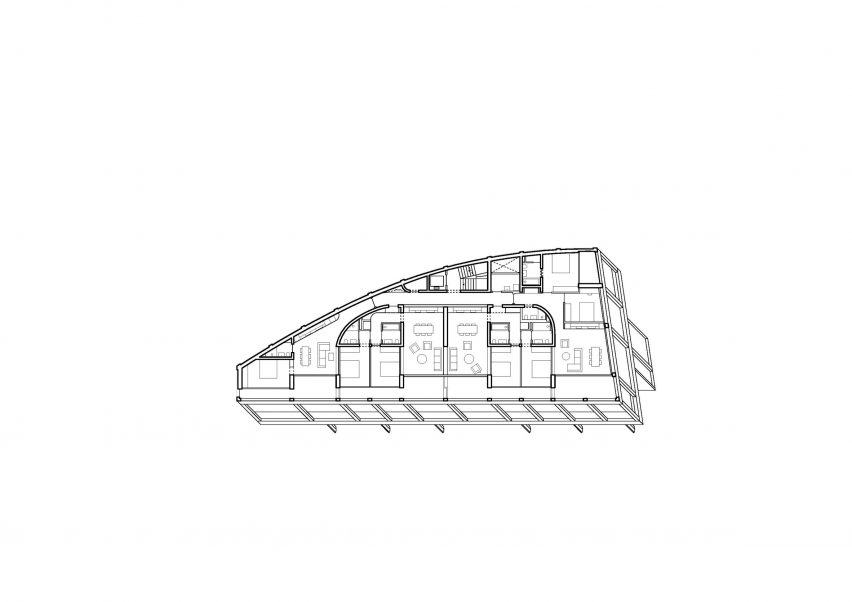 Plan of apartments