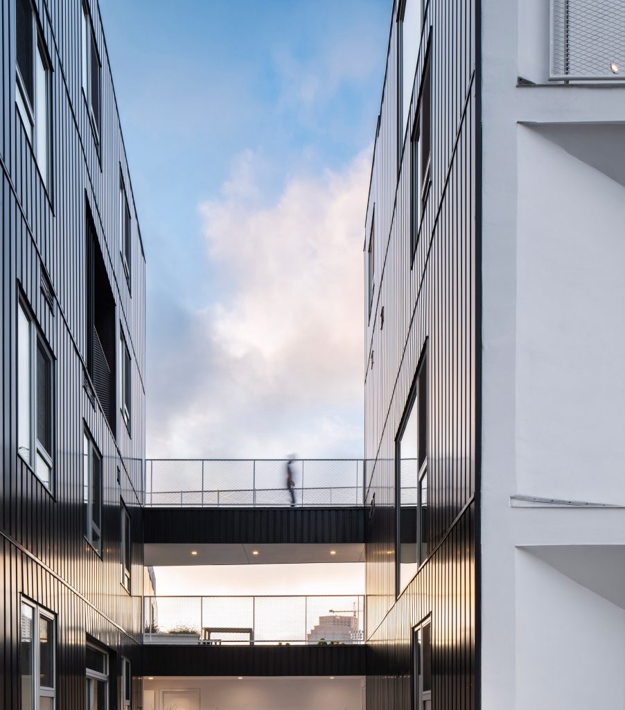Balconies characterise the complex