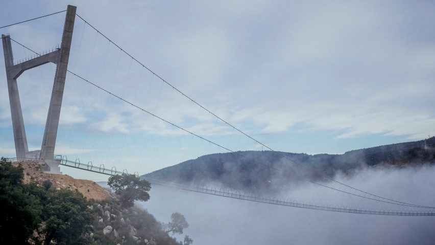 The bridge is 516 metres long