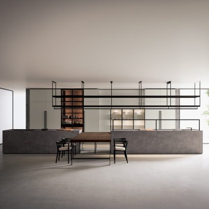 Combine Evolution kitchen by Piero Lissoni for Boffi