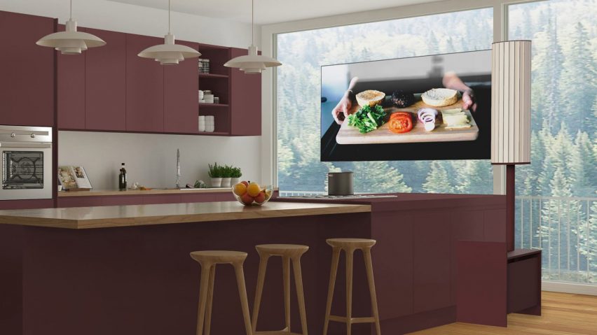 Doyeon Shin Flag.R OLED television