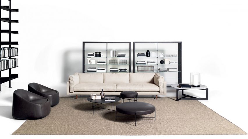 Square sofa by De Padova