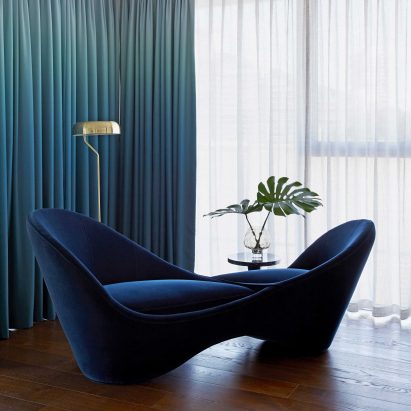 Mobius loveseat by Lauren Colquhoun for Bazaar